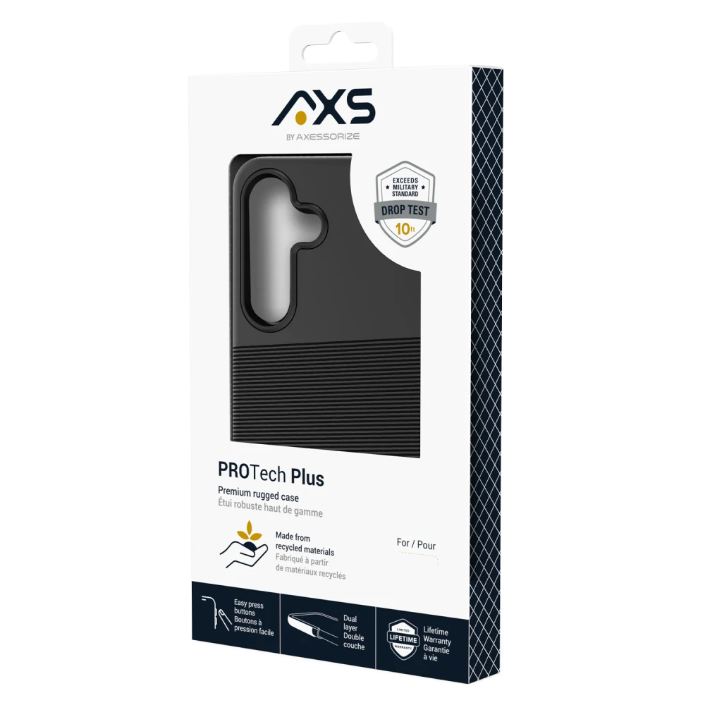 AXS - PROTech Plus Case for Samsung Galaxy S25 - Black