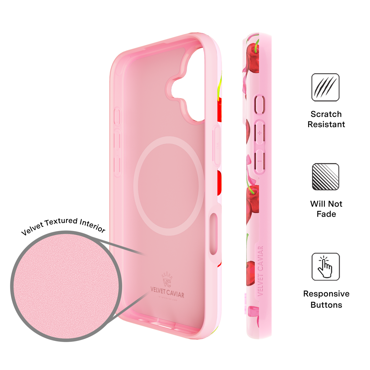 VELVET CAVIAR - IPhone 17 MagSafe Case - Sweet Cherry