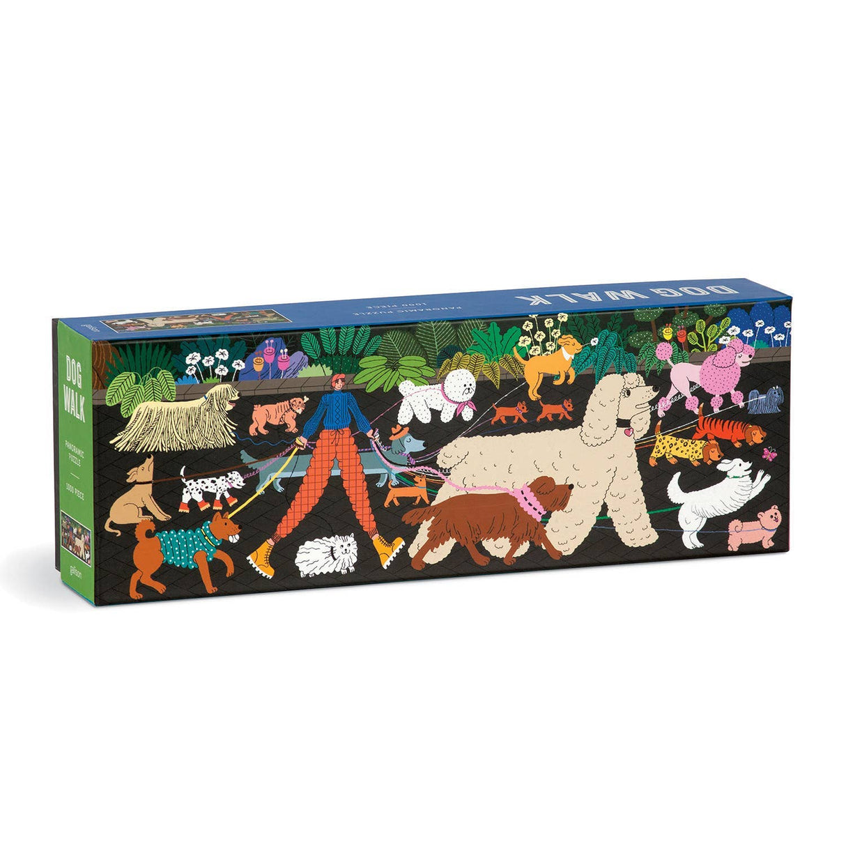 Galison - Dog Walk 1000 Piece Panoramic Puzzle