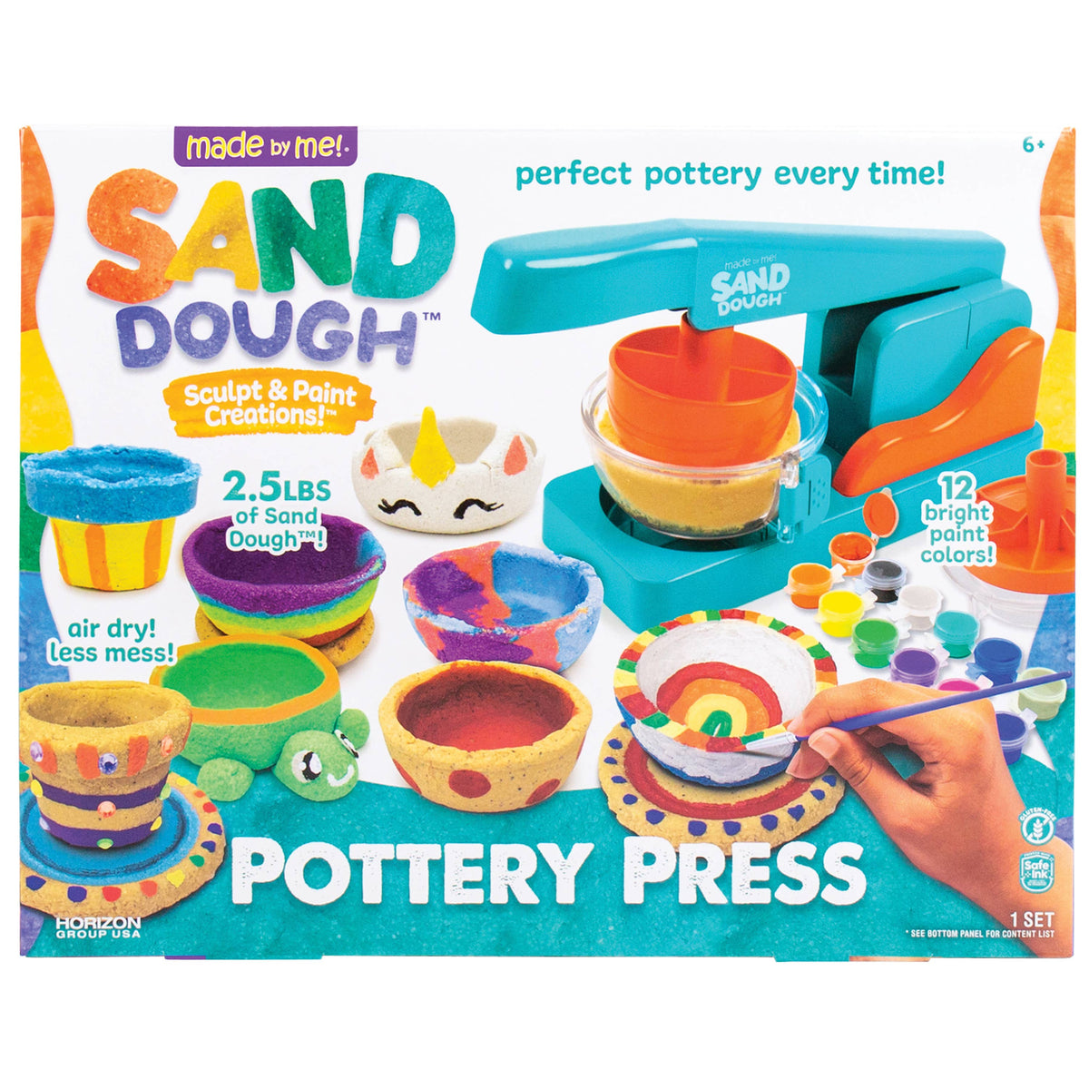 US Toy Company - Sand Dough Pottery Press Studio 4-unit case pack