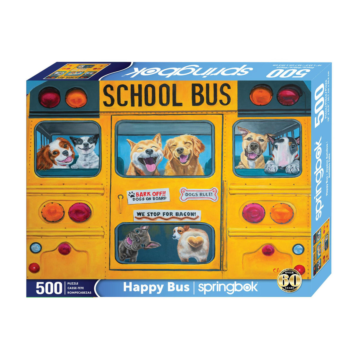 Springbok Happy Bus 500 Piece Jigsaw Puzzle