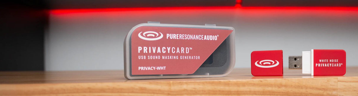 Like New Pure Resonance Audio PrivacyCard™ USB Sound Masking Generator - White Noise