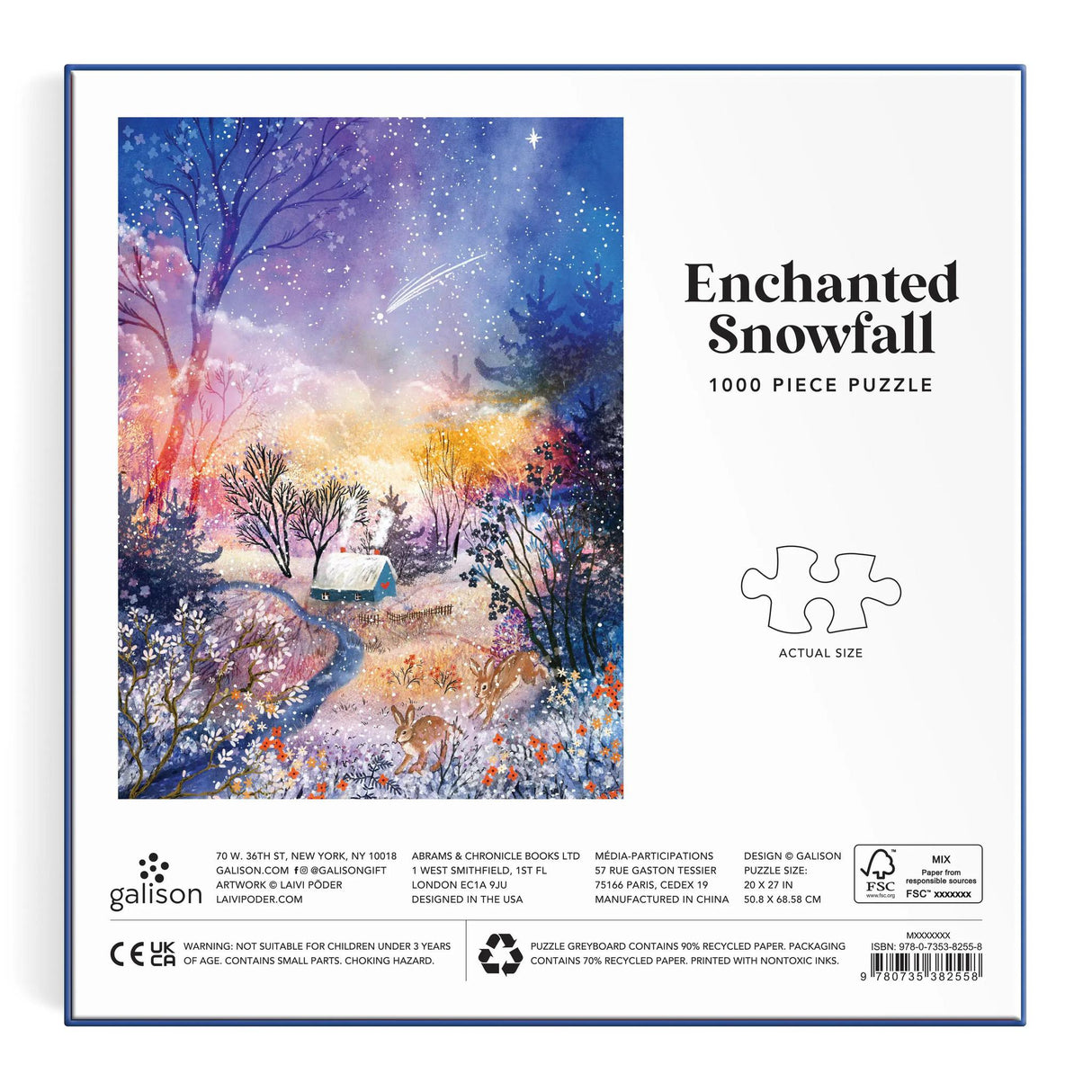 Galison - Enchanted Snowfall 1000 Piece Puzzle