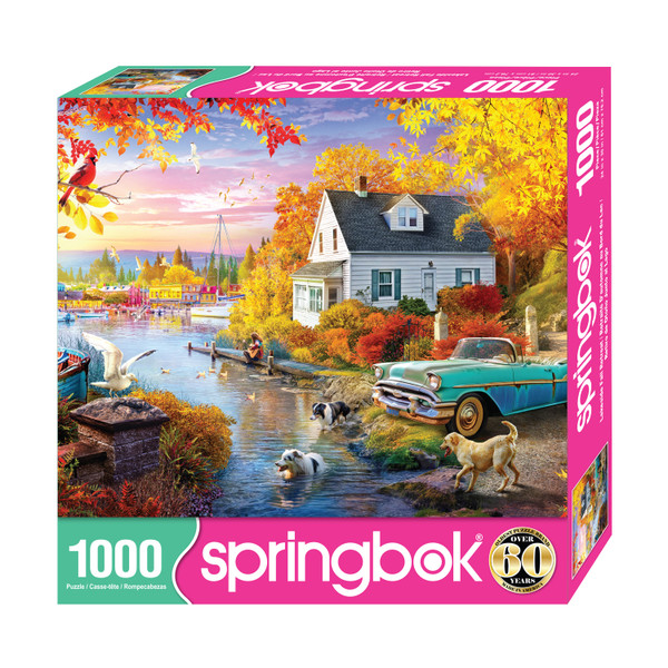 Springbok Lakeside Fall Retreat 1000 Piece Jigsaw Puzzle