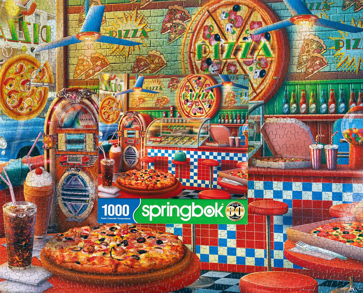 Springbok The Pizza Shop 1000 Piece Jigsaw Puzzle