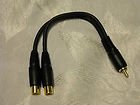 RadioShack 4-Inch Shielded RCA Y Adapter 1 Male To 2 Female