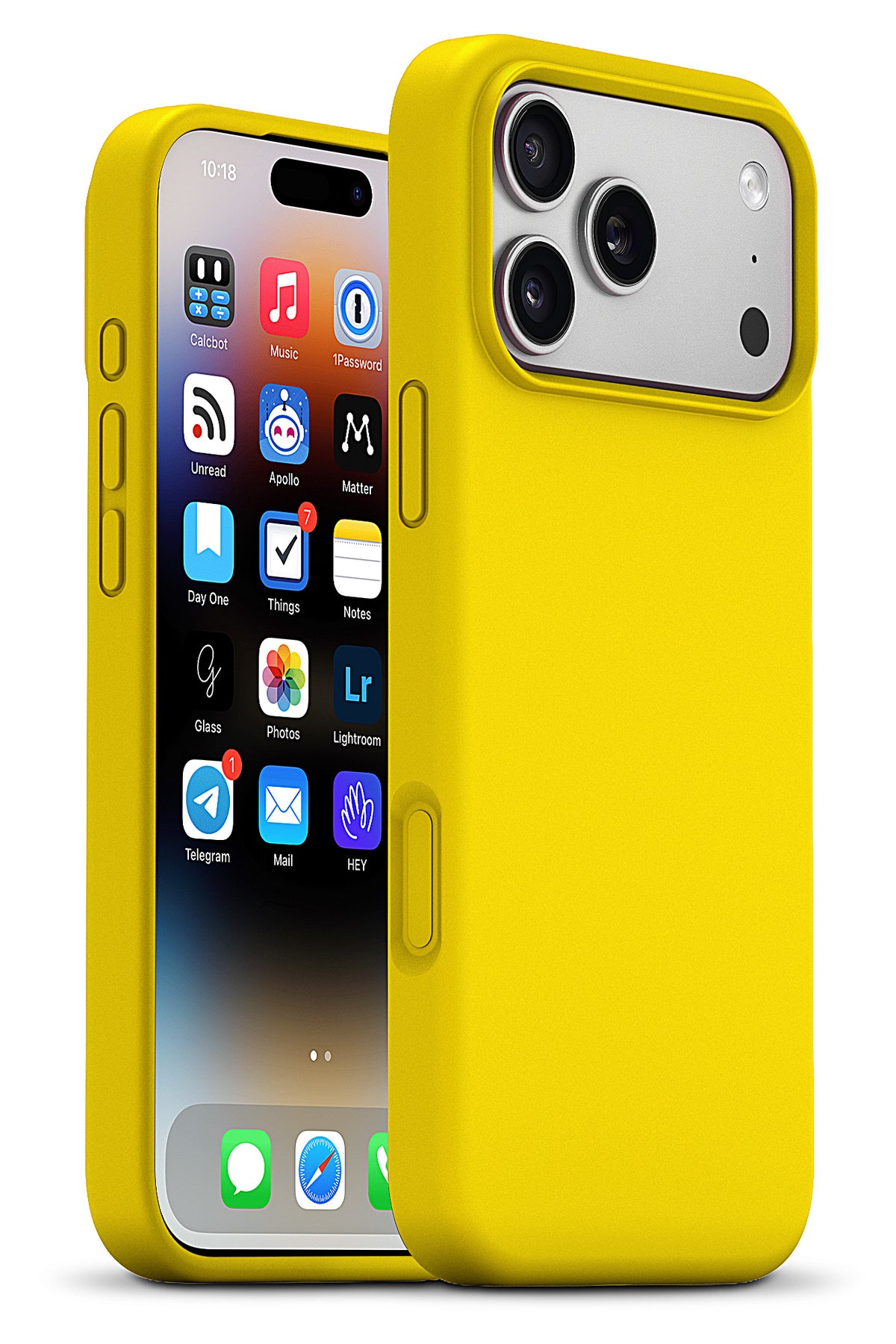 iPhone 18 Pro / 17 Pro - Liquid Silicone Gel MagSafe Compatible Case - Lemonhead - image 1