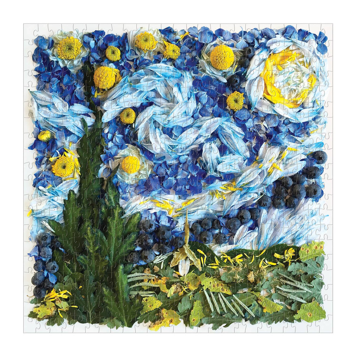 Galison - Starry Night Petals 500 Piece Puzzle
