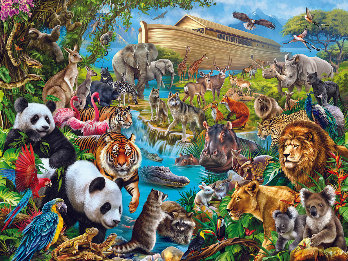 White Mountain Noah’s Ark - 300 Piece Jigsaw Puzzle