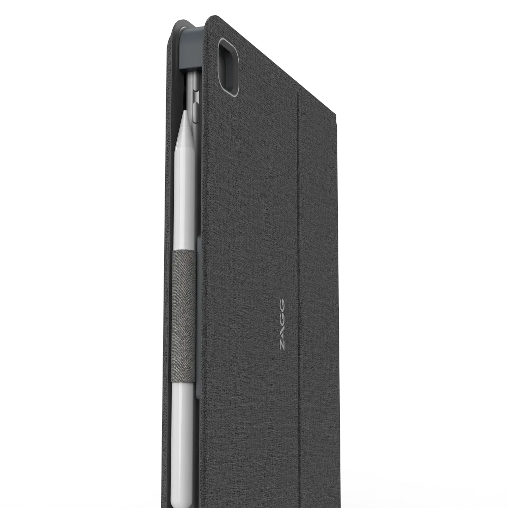 ZAGG - Messenger Folio 2 Keyboard and Case for Apple iPad 10.9 / iPad 11th Gen - Charcoal