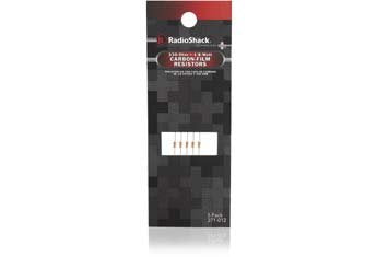 1/8-WATT 330-OHM CARBON FILM RESISTORS (5-PACK)