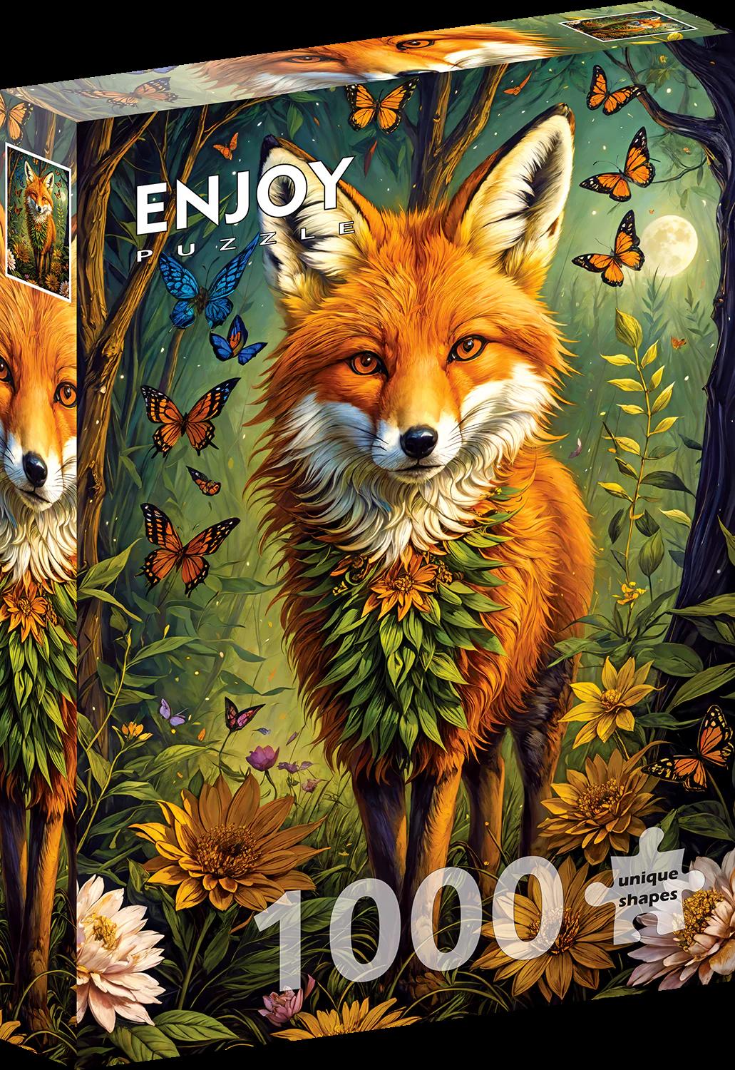 1000 Pieces Jigsaw Puzzle - Enchanted Fox – by ENJOY Puzzlejig