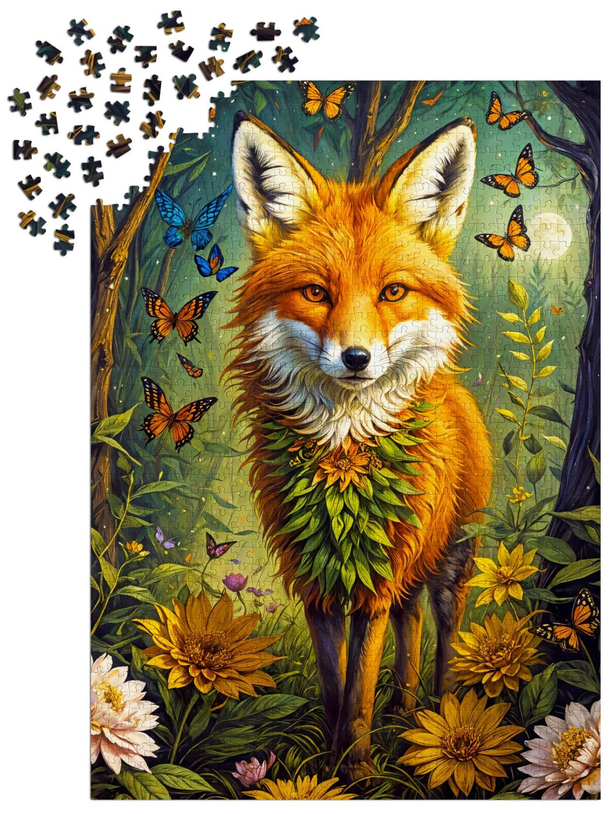 1000 Pieces Jigsaw Puzzle - Enchanted Fox – by ENJOY Puzzlejig