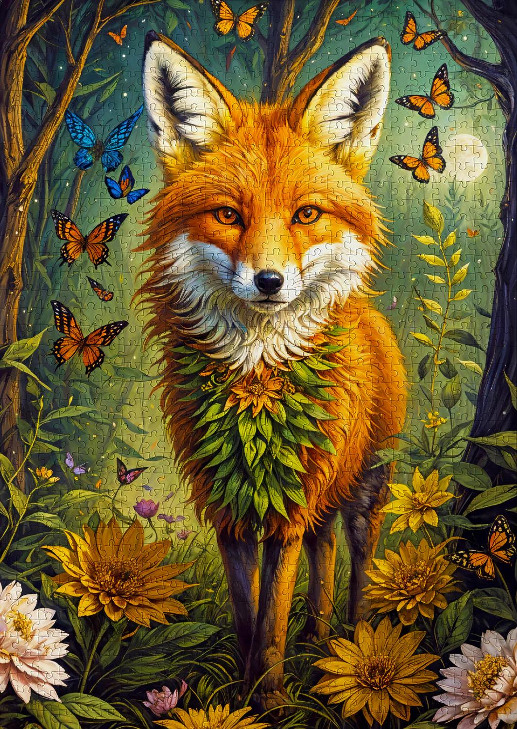 1000 Pieces Jigsaw Puzzle - Enchanted Fox – by ENJOY Puzzlejig