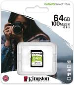 KINGSTON 64GB SDXC CANVAS SELECT PLUS