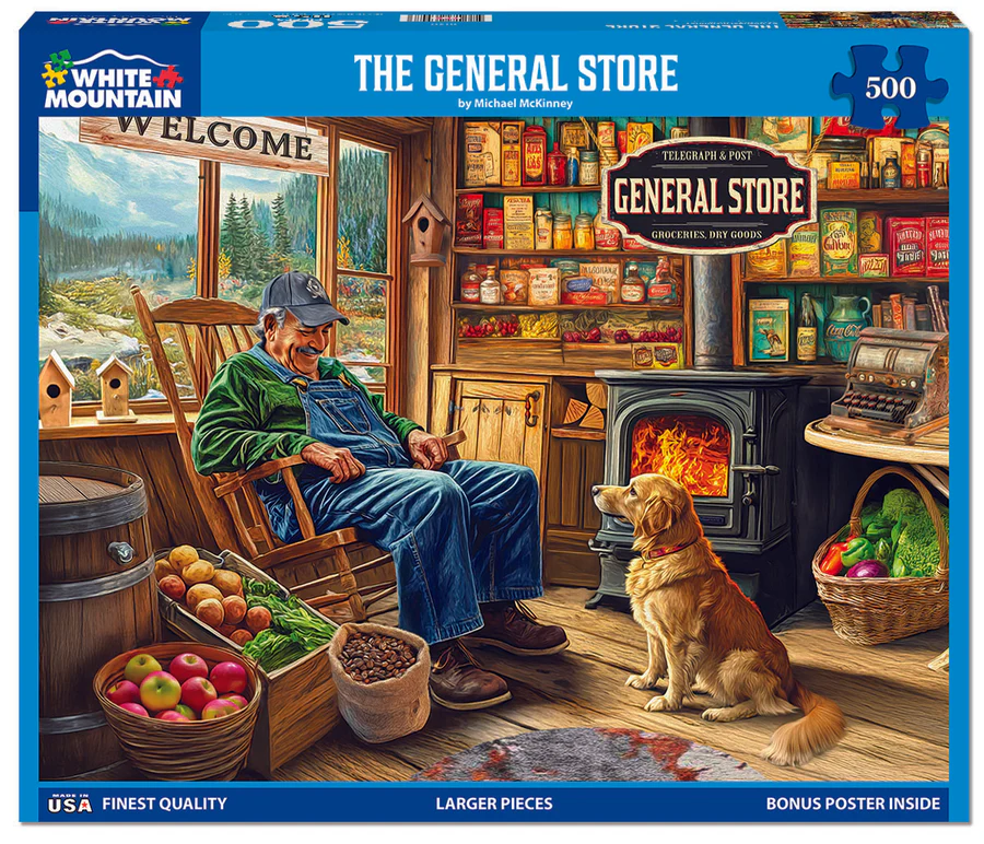 White Mountain - The General Store - 500 Piece Jigsaw Puzzle