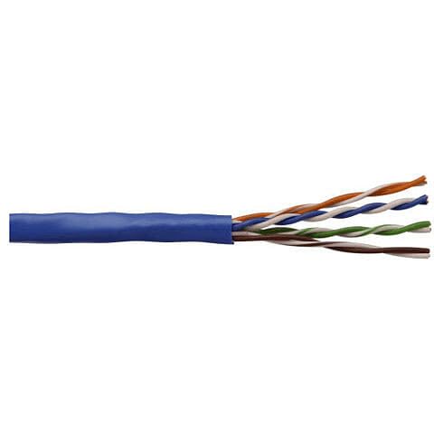 WIRE CAT6 RISER CMR BLACK 1' REELX PULL BOX