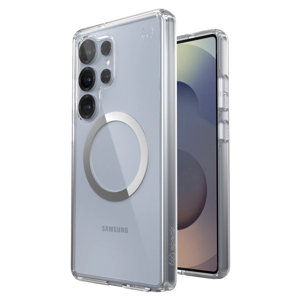 Speck - Presidio Perfect Clear Case with Magnet for Samsung Galaxy S25 Ultra - Clear