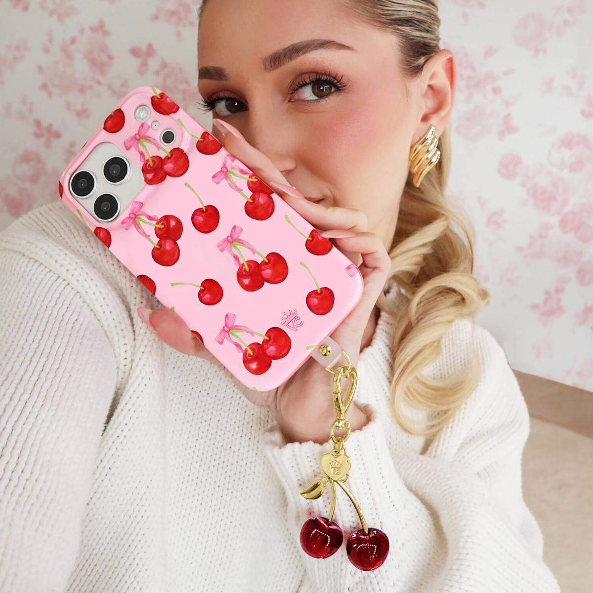 VELVET CAVIAR - Tech & Bag Charm- Cherry