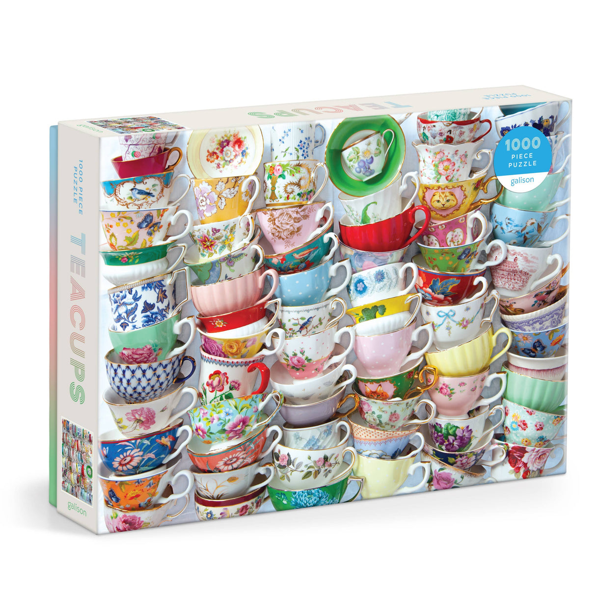 Galison - Teacups 1000 Piece Puzzle