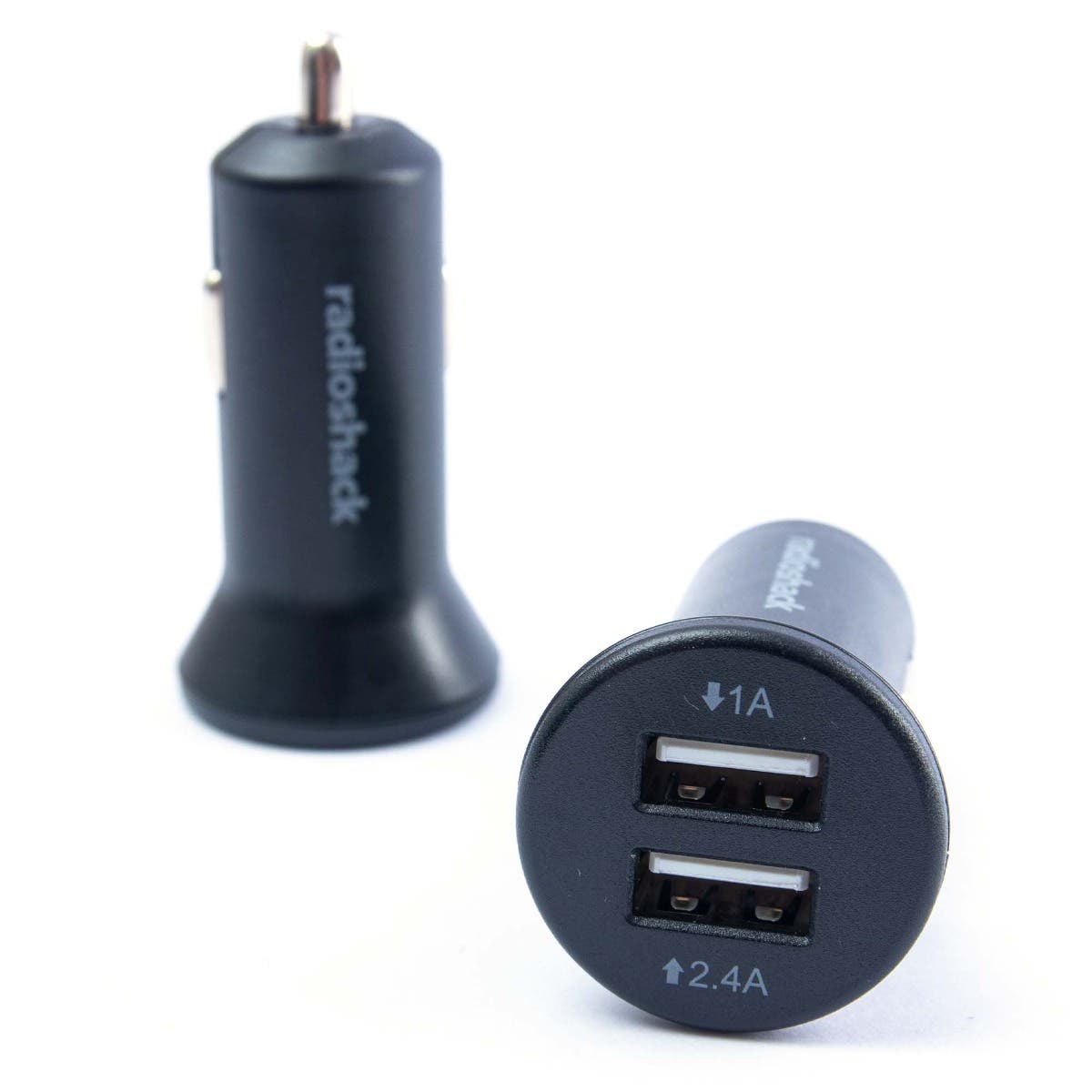 RadioShack Two Pack 2 USB Car Charger 3 4A 2733359