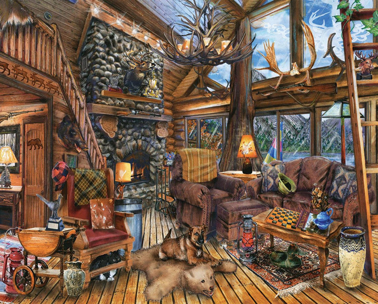 Springbok The Hunting Lodge 500 Piece Jigsaw Puzzle