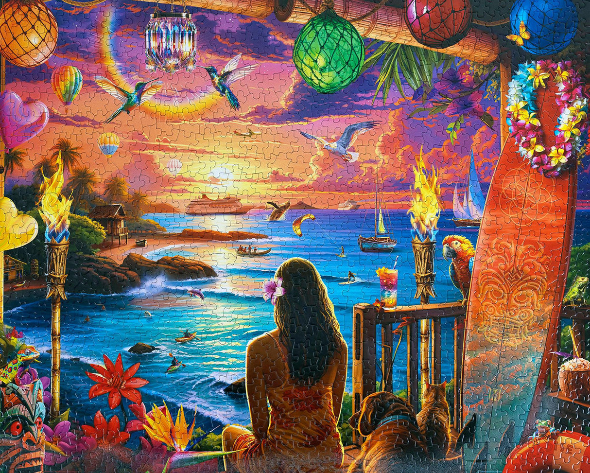 Springbok Hawaiian Oasis 1000 Piece Jigsaw Puzzle