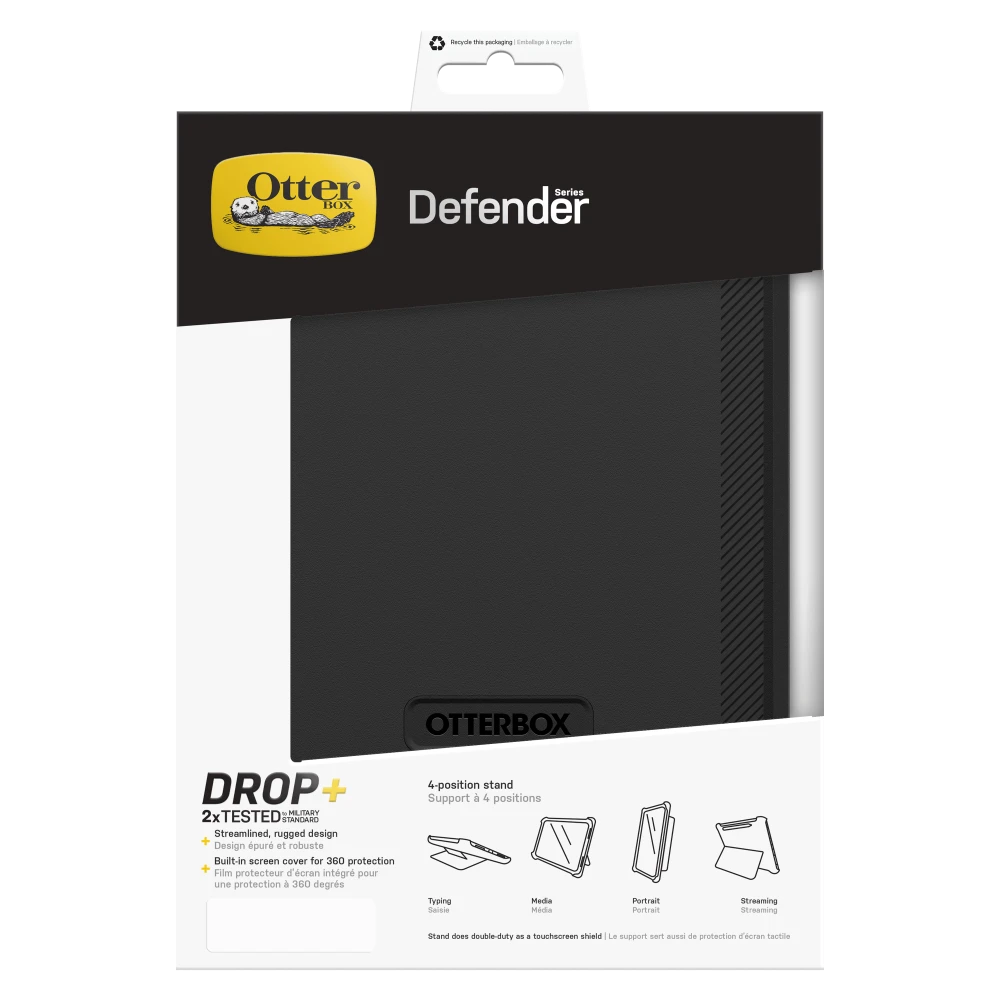 OtterBox - Defender Case for Apple iPad 10.9 (2022) / iPad 11th Gen- Black
