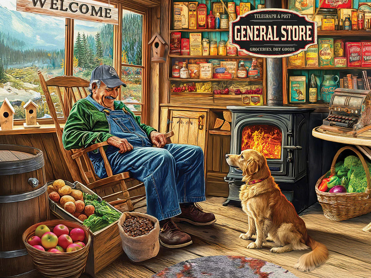 White Mountain - The General Store - 500 Piece Jigsaw Puzzle