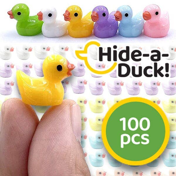 Showcase - Hide-A-Duck! (100pc) Tiny Ducks To Prank Your Friends With!