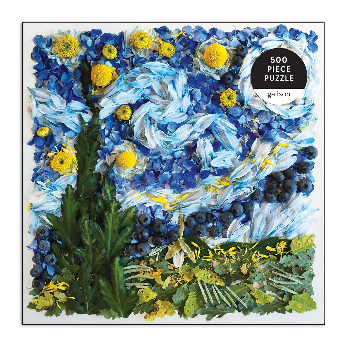 Galison - Starry Night Petals 500 Piece Puzzle