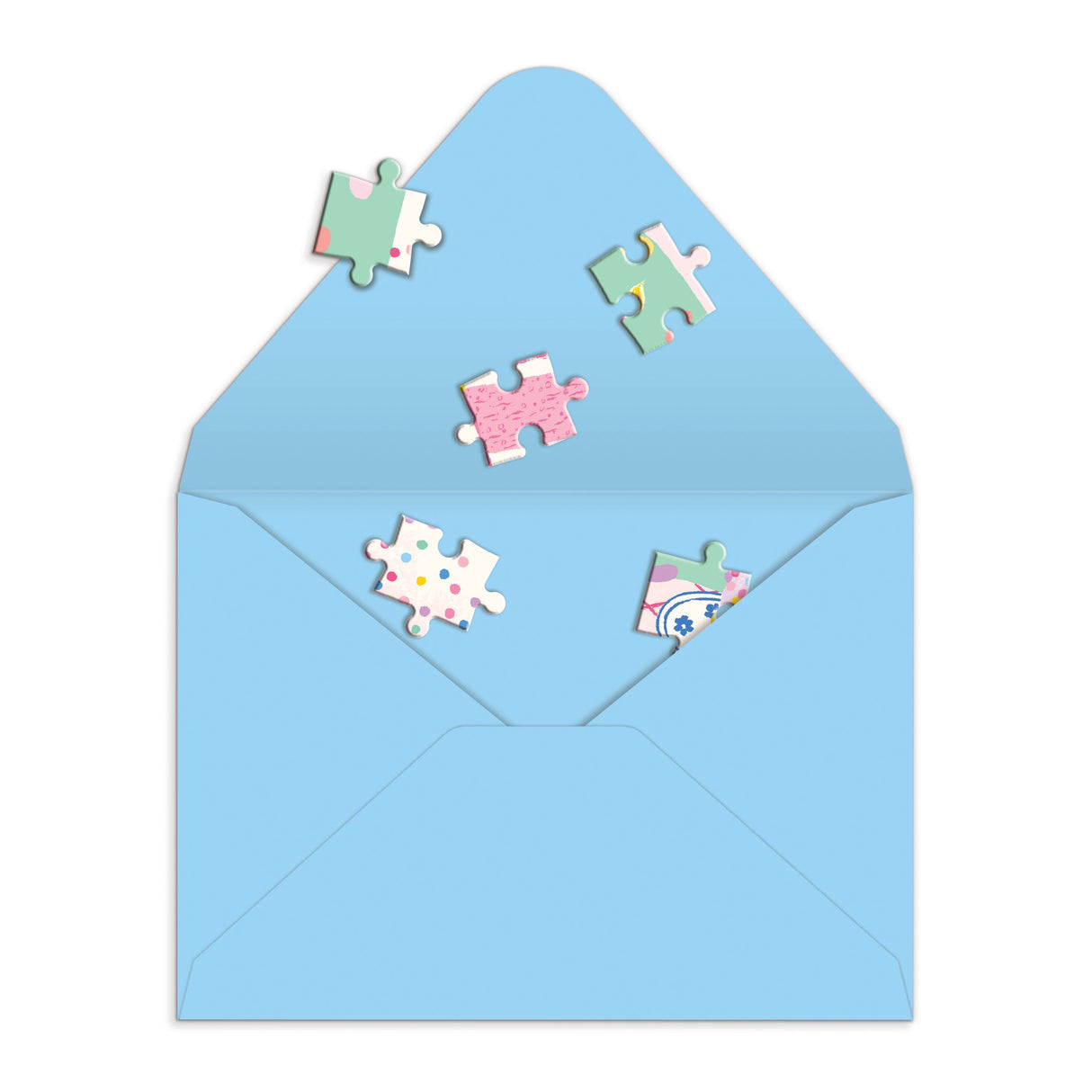 Galison - Confetti Birthday Cake Greeting Card Puzzle