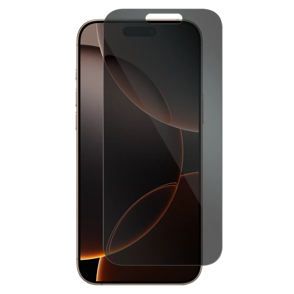 Gadget Guard - Plus 4 Way Privacy $150 Guarantee Glass Screen Protector for Apple iPhone 16 Pro Max - Clear