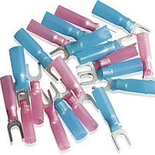 HEAT SHRINKABLE SPADE TERMINAL ASSORTMENT (20-PACK)