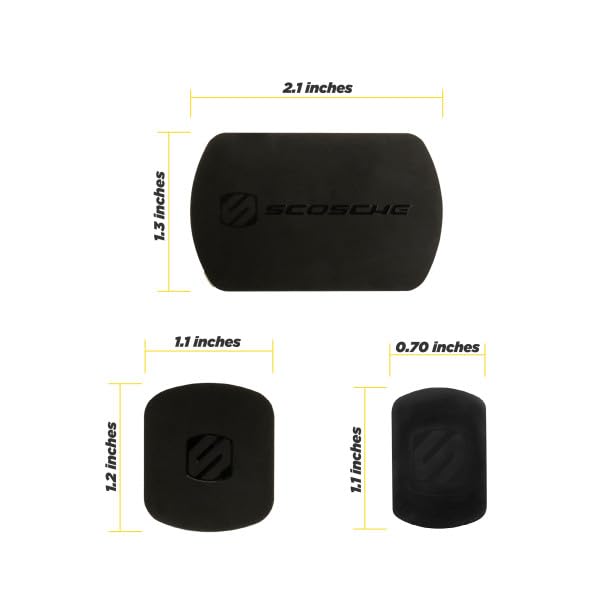 SCOSCHE MAGIC PLATE COLORS REPLACEMENT COLOR MATCH MAGIC MOUNT PLATE - BLACK