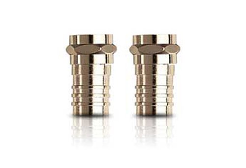 CRIMP-ON 75-OHM F-CONNECTOR (2-PACK)