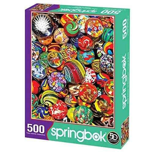 Springbok 500 Piece Jigsaw Puzzle Marble Madness