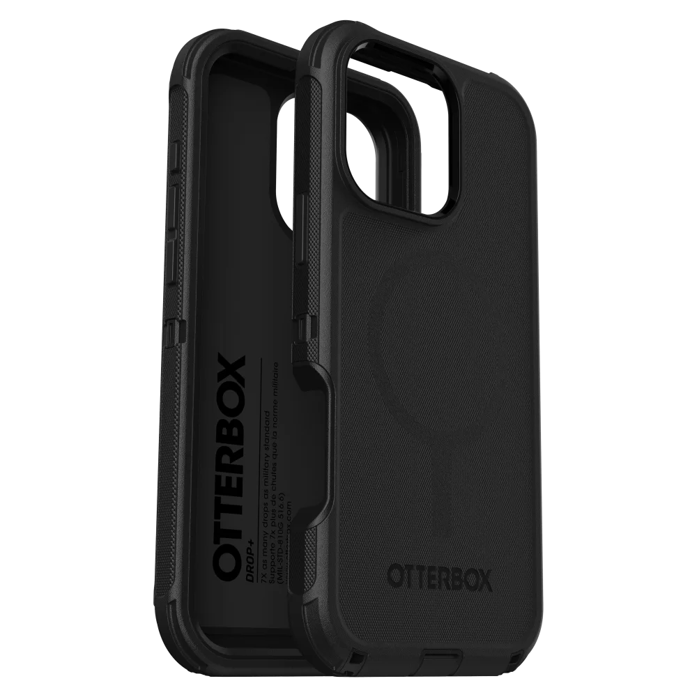 OtterBox - Defender Pro MagSafe Case for Apple iPhone 16 Pro Max - Black