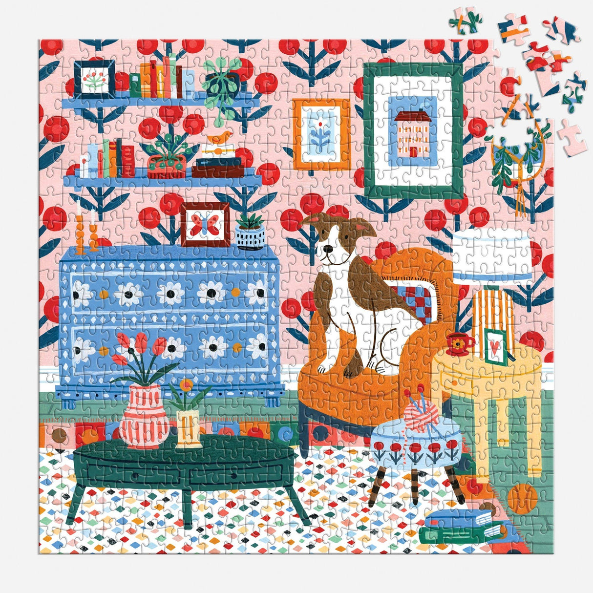 Galison - Pattern & Petal 500 Piece Puzzle