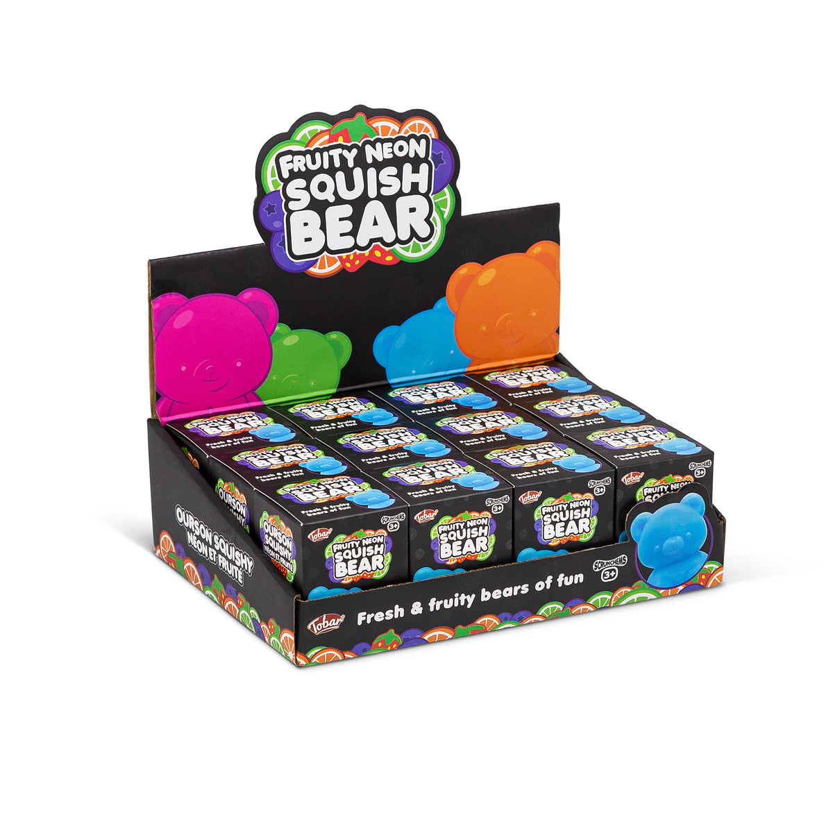 Scrunchems Fruity Neon Squish Bears - image 3