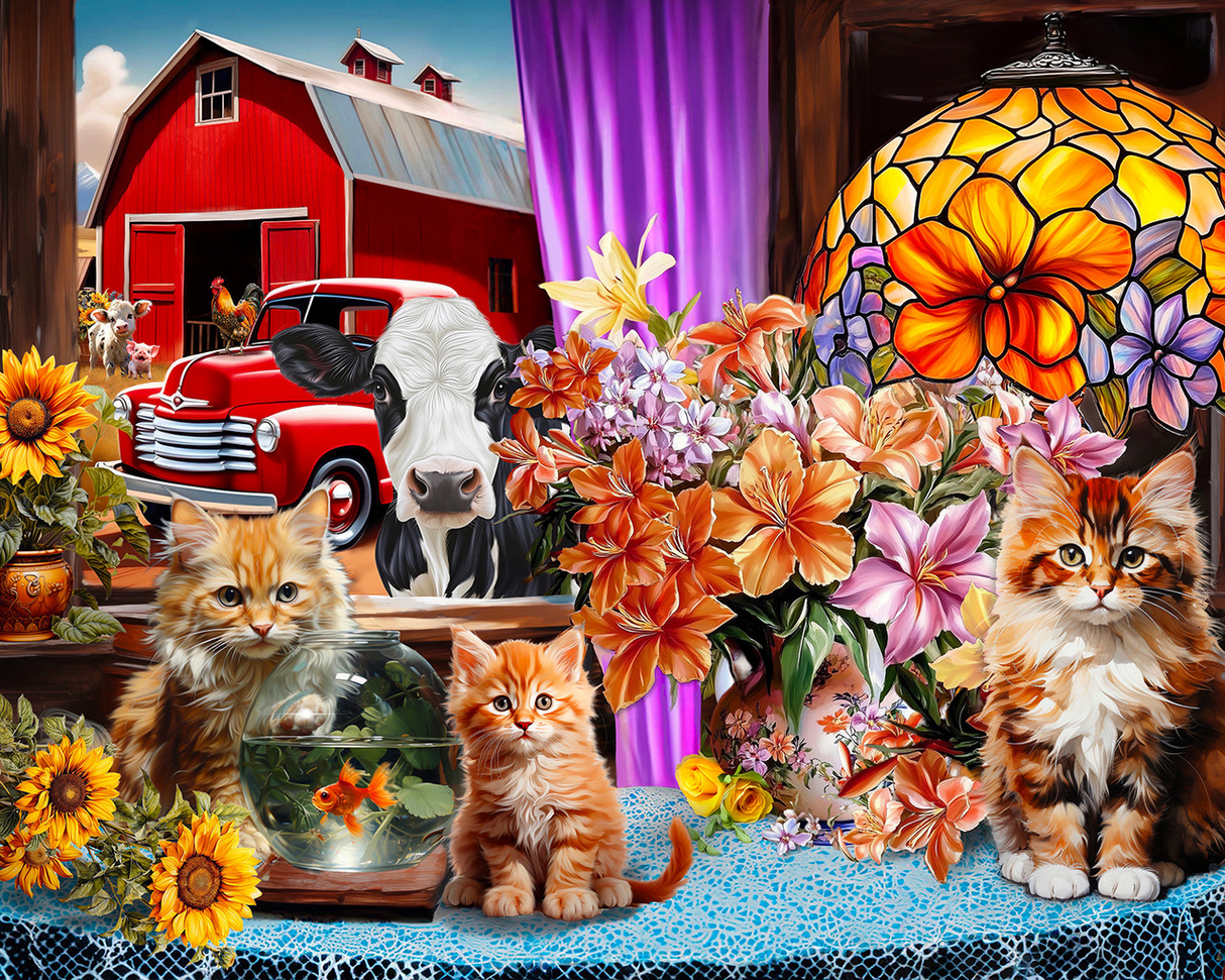 Springbok Farmhouse View 500Pc Puzzle