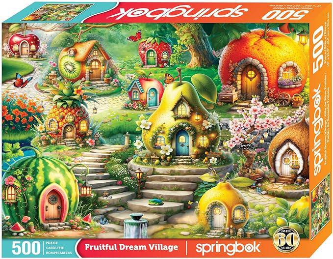 Springbok Fruitful Dream Village 500 Piece Jigsaw Puzzle