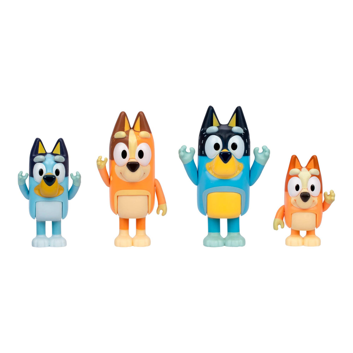 Toysmith - Moose Toys - Bluey Family 4-Pack Figure Set