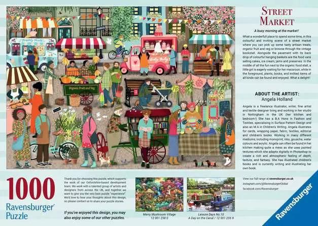 Ravensburger Street Market 1000 Pc Puzzle
