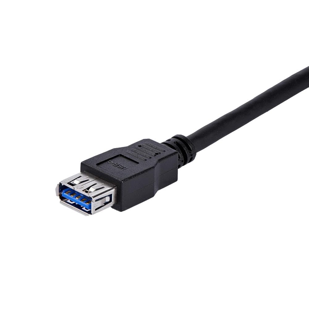 1M BLACK USB 3.0 EXTENSION CABLE M/F