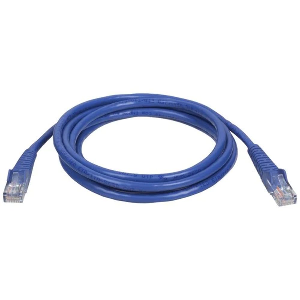 Tripp Lite 14ft Cat5e / Cat5 Snagless Molded Patch Cable RJ45 M/M Blue 14' - Patch cable - RJ-45 (M) to RJ-45 (M) - 14 ft - UTP - CAT 5e - booted, snagless - blue