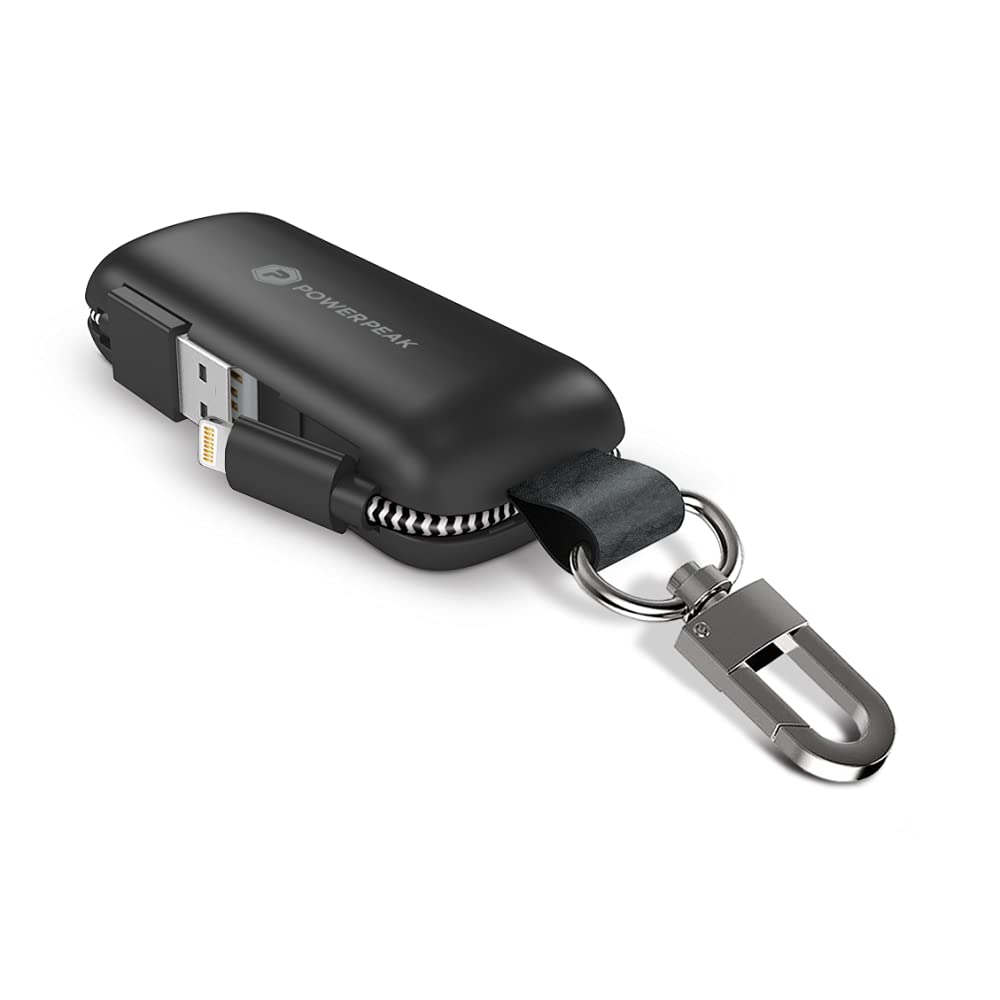 POWERPEAK CLIP ON ULTRA PORTABLE CHARGER WITH INTEGRATED LIG