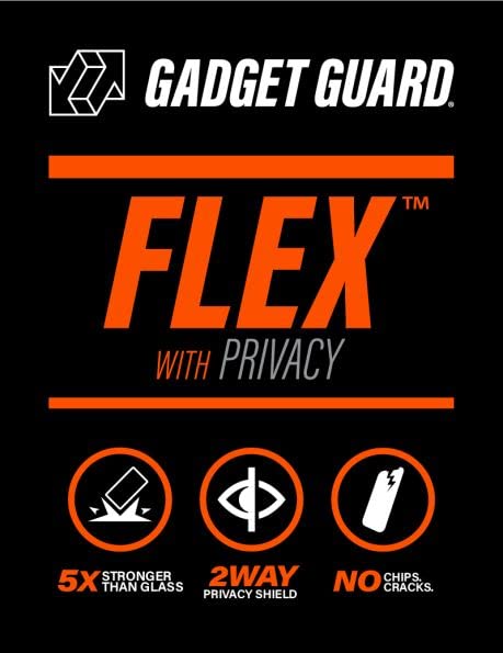 IPHONE 14/13 PRO/13 GADGET GUARD - FLEX PRIVACY ANTIMICROBIAL SCREEN PROTECTOR