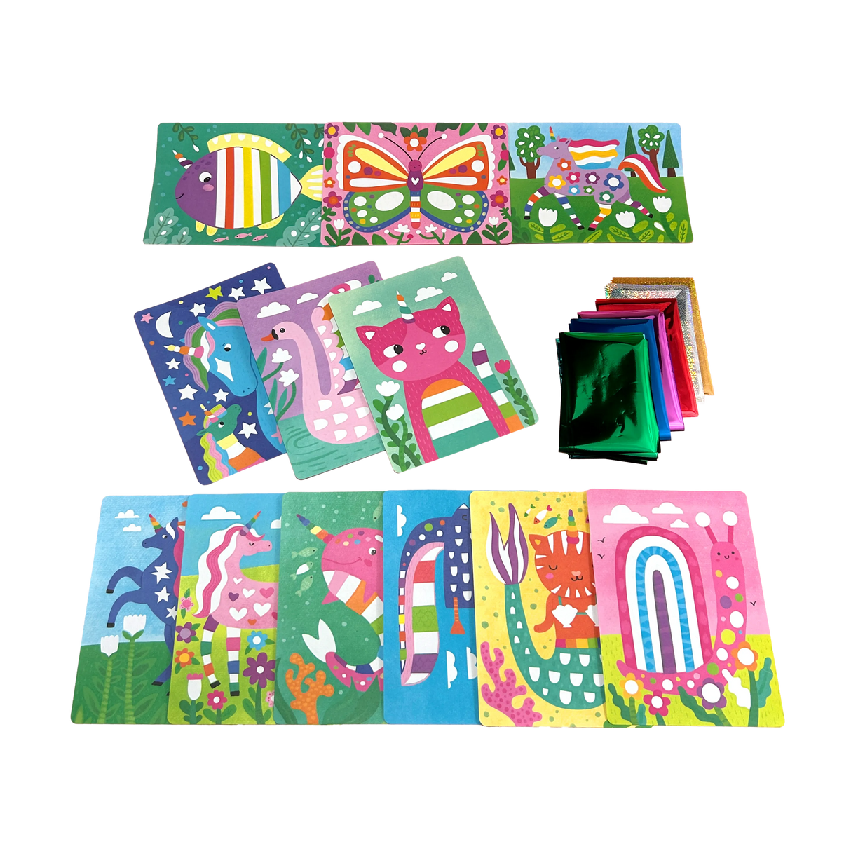 OOLY - Foil-tastic: Foil Art & Coloring Fun - Whimsical World (36 P