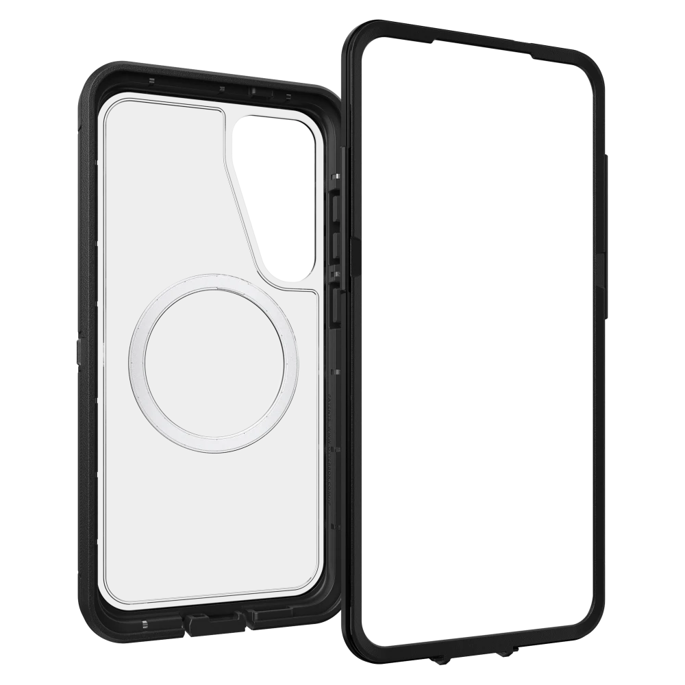 OtterBox - Defender Pro XT Clear Magnetic Case for Samsung Galaxy S25 Plus - Dark Side